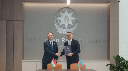 

Azərbaycan Mərkəzi Bankı və Macarıstan Mərkəzi Bankı arasında əməkdaşlığa dair Anlaşma Memorandumu imzalanıb
