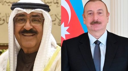 Küveyt Əmiri İlham Əliyevi təbrik edib
