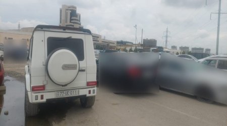 Abşeronda sürücülər arasında insidentə görə bir nəfər saxlanılıb