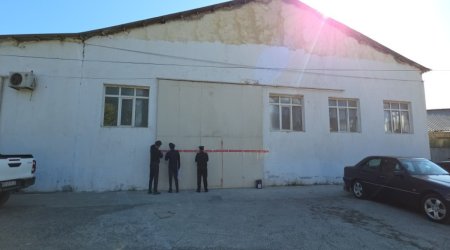 Bakıda mebel sexinin fəaliyyəti dayandırılıb