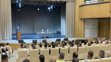 

Qarabağda yanğına qarşı qabaqlayıcı tədbirlərlə bağlı regional müşavirə keçirilib
