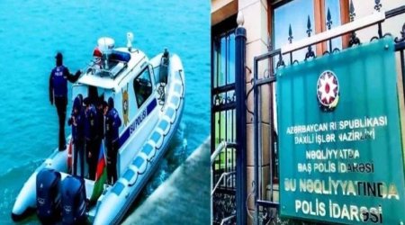 Su polisi Hövsanda qanunsuz balıq ovu ilə məşğul olan şəxsi saxlayıb
