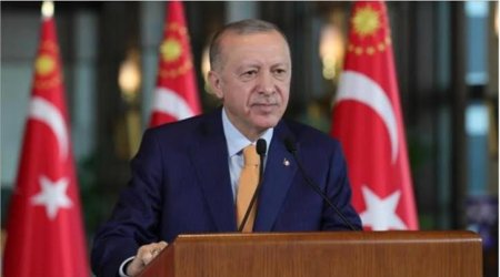 Ərdoğan Azərbaycanı Milli Qurtuluş Günü münasibətilə təbrik edib