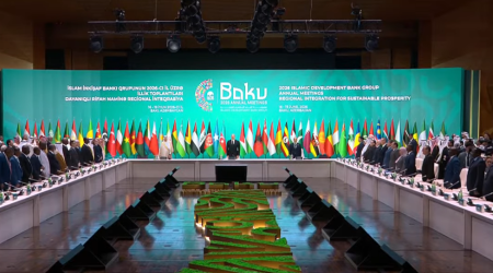 Aliyev addresses Islamic Development Bank Group annual meeting in Baku