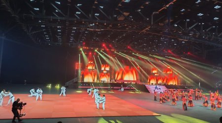 Məktəblilərin Respublika İdman Olimpiadasının açılış mərasimi keçirilib
