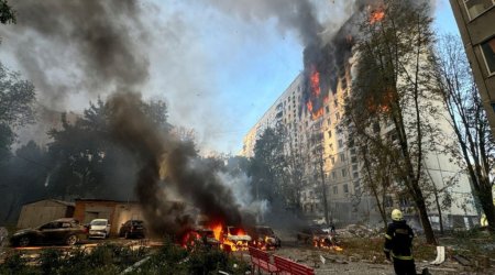 Rusiya Zaporojyeyə hücum edib, ölən və yaralananlar var