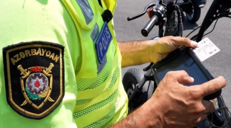 Masazırda motosiklet sürücülərinə qarşı reyd keçirilib, 45 nəfər saxlanılıb