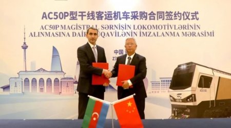 ADY и китайская CRRC подписали контракт на поставку пассажирских локомотивов