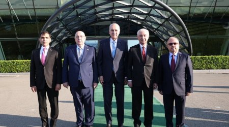 Türkiyə Böyük Millət Məclisinin sədri Azərbaycanda səfərdədir