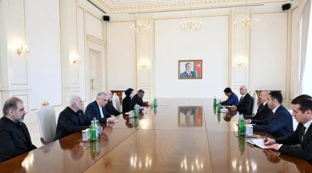 Prezident Qalibafı qəbul edib