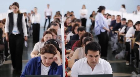 Sertifikatlaşdırma imtahanının beşinci günündə 98% davamiyyət qeydə alınıb