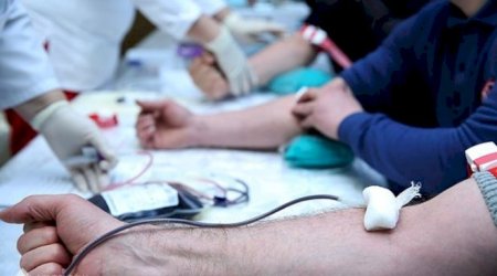 
Aşura günü ilə bağlı qanvermə aksiyasında 225.45 litr qan toplanıb