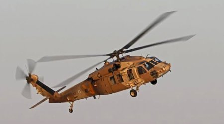 Göyərtəsində İsrail Prezidentinin olduğu helikopter təcili eniş edib