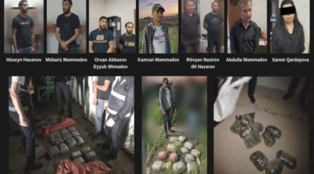 Bakı və bölgələrdə narkotik əməliyyatı: 9 nəfər saxlanılıb