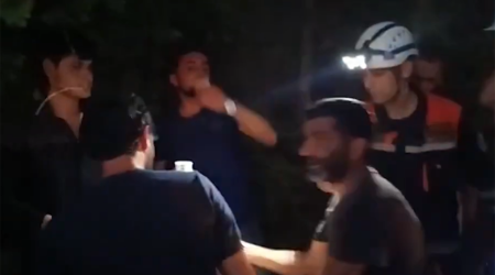İstisuda dağlıq-meşəlik ərazidə itkin düşən 8 nəfər xilas edilib - Video