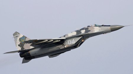 Ukraynanın MiQ-29 qırıcısı qəzaya uğrayıb