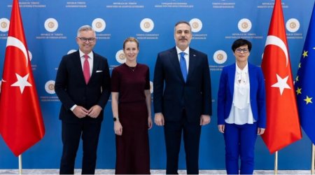 Hakan Fidan Ankarada Aİ rəsmiləri ilə görüşüb