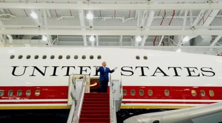 Первый полет Трампа на подаренном самолете