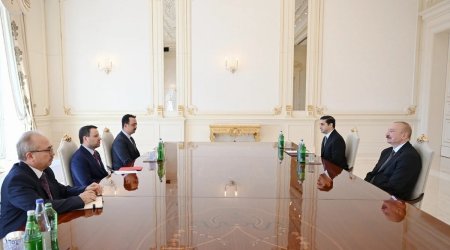 İlham Əliyev Türkiyənin ədliyyə nazirini qəbul edib