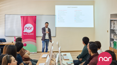 Nar organizes marketing and career training sessions for students in Ganja