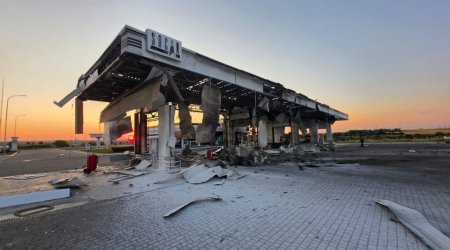 SOCAR-ın Nikolayev vilayətindəki yanacaqdoldurma məntəqəsinə dron zərbəsi endirilib