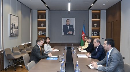 Ceyhun Bayramov BMT-nin Azərbaycanda yeni rezident əlaqələndiricisi ilə görüşüb