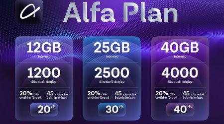 Azercell yeni nəsil &ldquo;Alfa Plan&rdquo; tariflərini təqdim edir