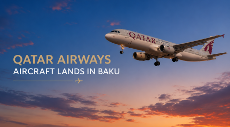 &ldquo;Qatar Airways&rdquo;in Doha-Tbilisi təyyarəsi Bakıya eniş edib