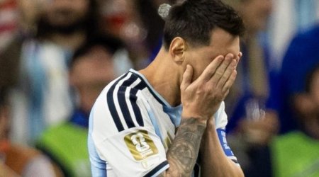 Messi dünya çempionatları tarixində antirekorda imza atıb