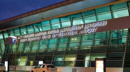 Tbilisi hava limanında elektrik kəsilib