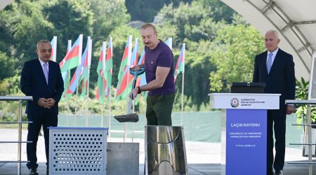 Prezident Laçında Hoçaz çayının üzərindəki su elektrik stansiyalarının açılışında iştirak edib - Yenilənib