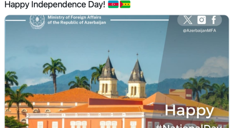 Azərbaycan XİN San-Tome və Prinsipi Demokratik Respublikasını təbrik edib
