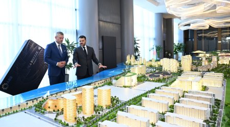 Slovakiya Prezidenti "Sea Breeze"lə tanış olub