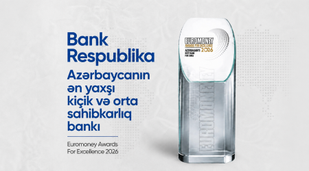 Euromoneynəşri Bank RespublikanıAzərbaycanın ən yaxşı kiçik vəorta sahibkarlıq bankıelan etdi