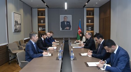 Ceyhun Bayramov Rusiya Prezidentinin köməkçisi ilə görüşüb