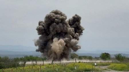 В Джебраильском районе произошел минный инцидент