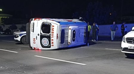 Четыре человека пострадали в ДТП с участием машины скорой помощи в Нахчыване