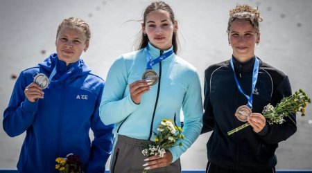 Азербайджанская каноистка Татьяна Смиловенко взяла серебро чемпионата Европы в Венгрии