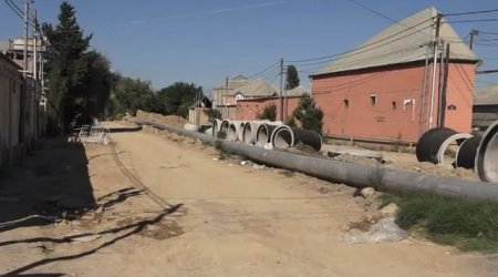 Biləcəridə yol yenidən çöküb, yeni kollektorun tikintisi planlaşdırılır