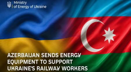 Azerbaijan sends nearly 40 tonnes of railway equipment to Ukraine
