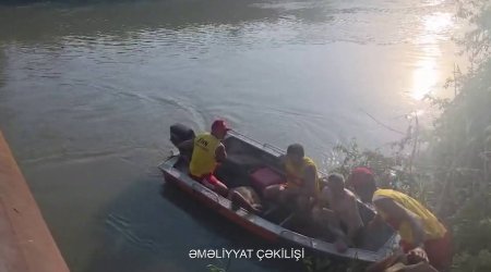 Ağcabədidə su kanalına yıxılan şəxs xilas edilib