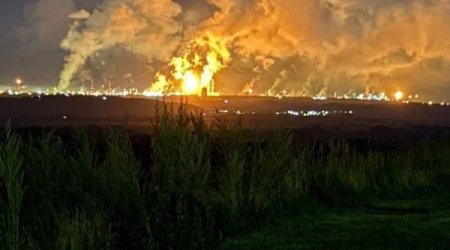 Загорелось крупнейшее в Европе предприятие нефтехимии