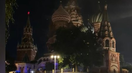 Пожар в храме Василия Блаженного в Москве