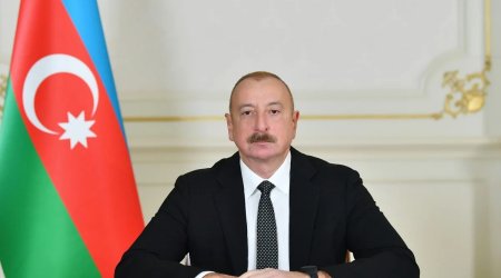 İlham Əliyev İsveçrə prezidentini milli bayram münasibətilə təbrik edib