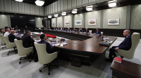 Ərdoğanın sədrliyi ilə Türkiyə Milli Təhlükəsizlik Şurasının iclası keçirilir