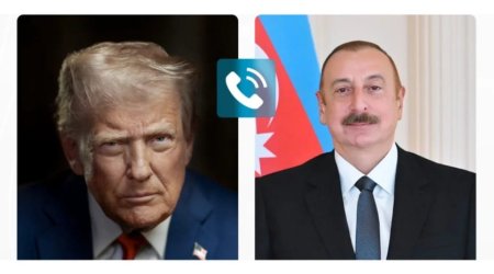 Состоялся телефонный разговор между Президентом Алиевым и Президентом Трампом