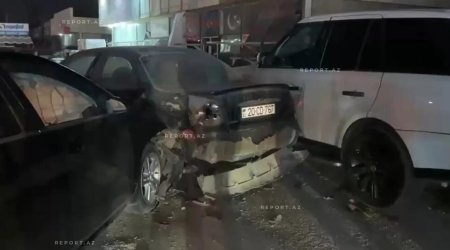 Sarayda zəncirvari qəza olub