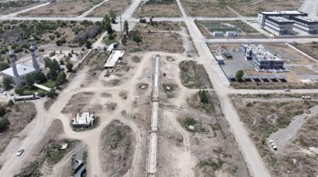В Агдаме продолжается строительство центрального парка