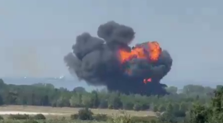 В Турции во время учебного полета разбился истребитель F-16
