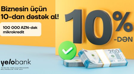 Biznesin üçün 10-dan dəstək al!